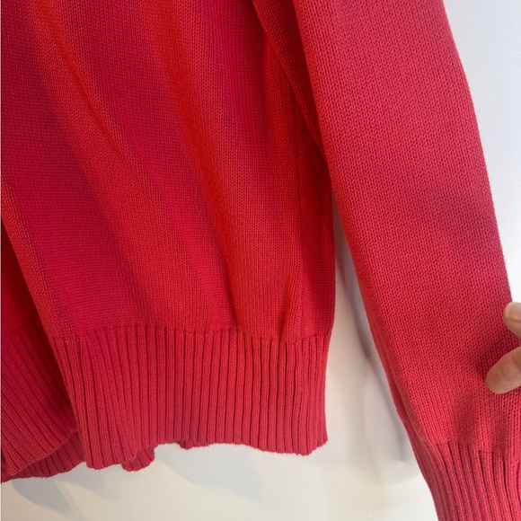 Chaps Vibrant Red Cowl Neck Sweater - Picture 4 of 5